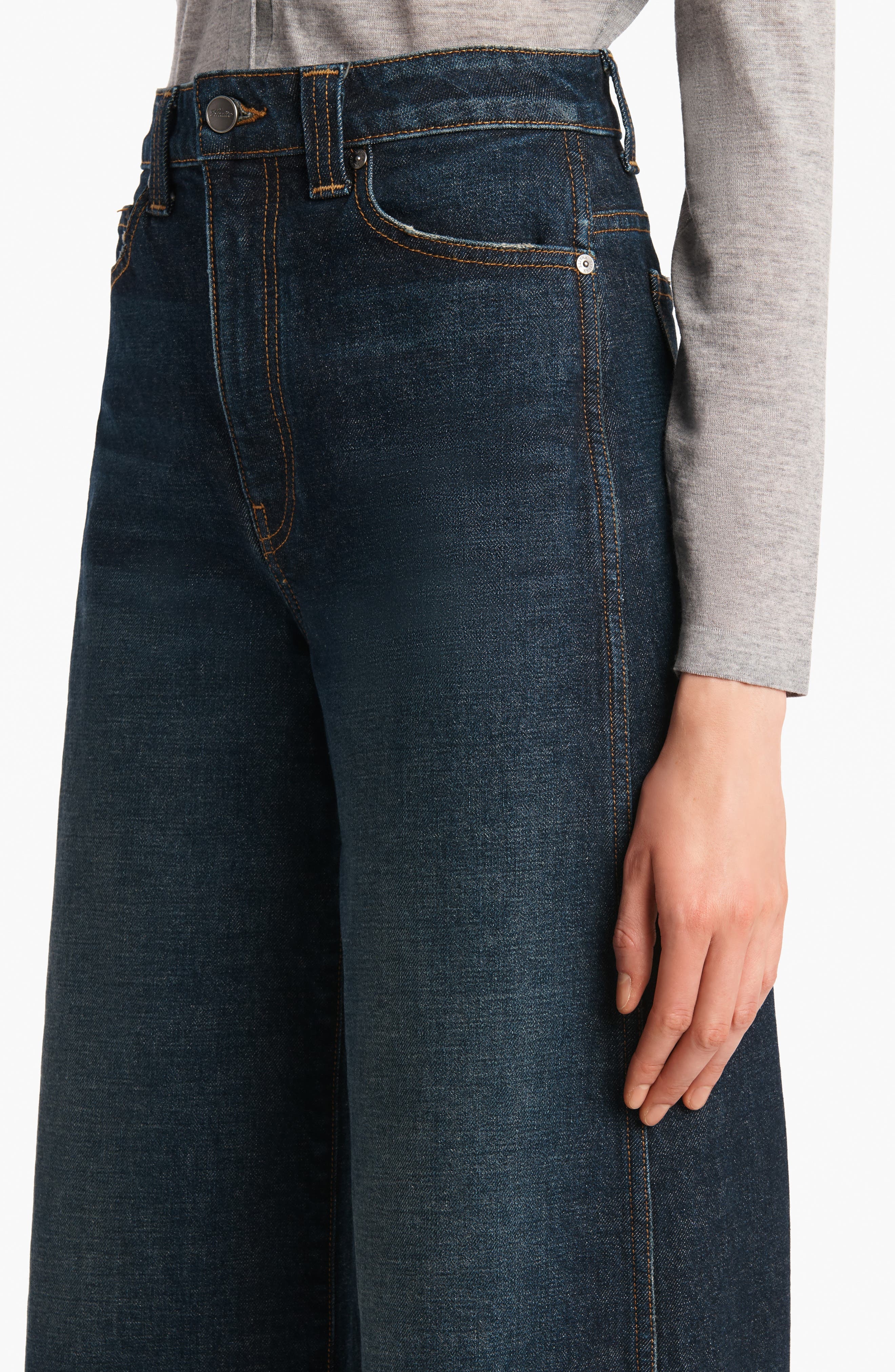 Khaite Dane High Waist Wide Leg Jeans in Lansing at Nordstrom - 3