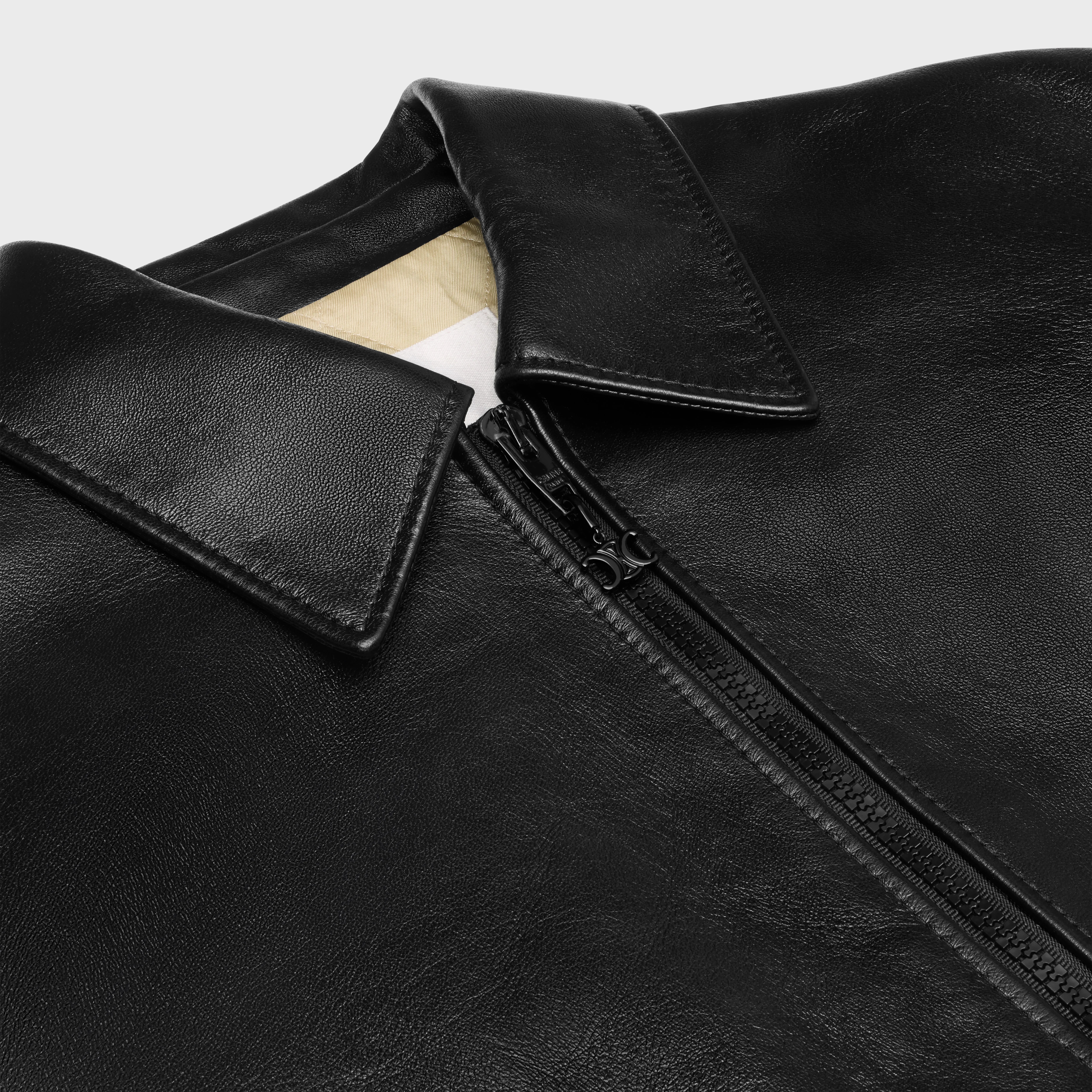 teddy jacket in lambskin - 3
