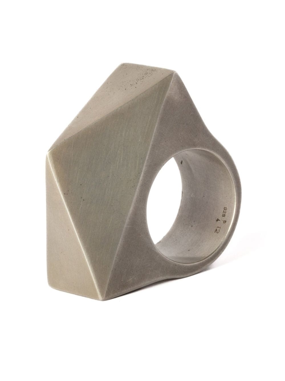 Crescent Bridge brushed ring - 2