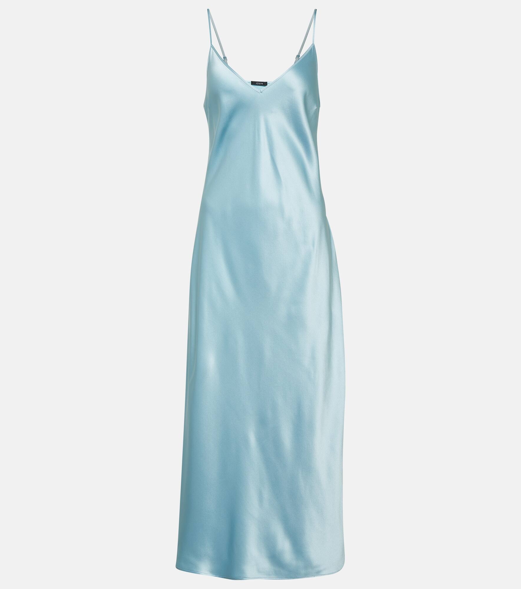 Clea silk satin slip dress - 1