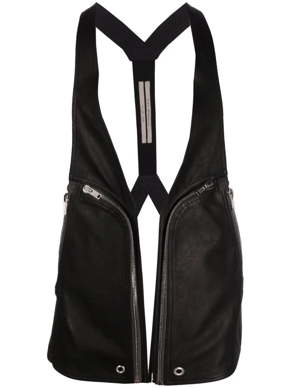 zipped-pocket vest - 1