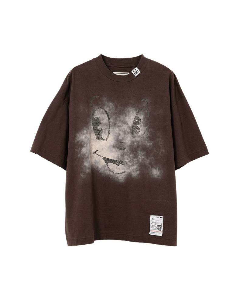 Happy Face Printed Distressed T-shirt 23