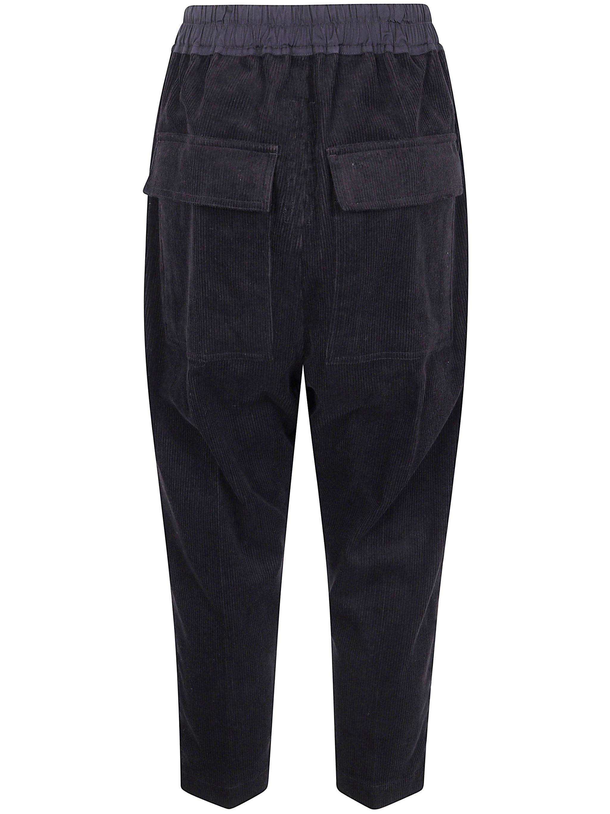 Rick Owens Women "Drawstring Astaires" Cropped Trousers - 2