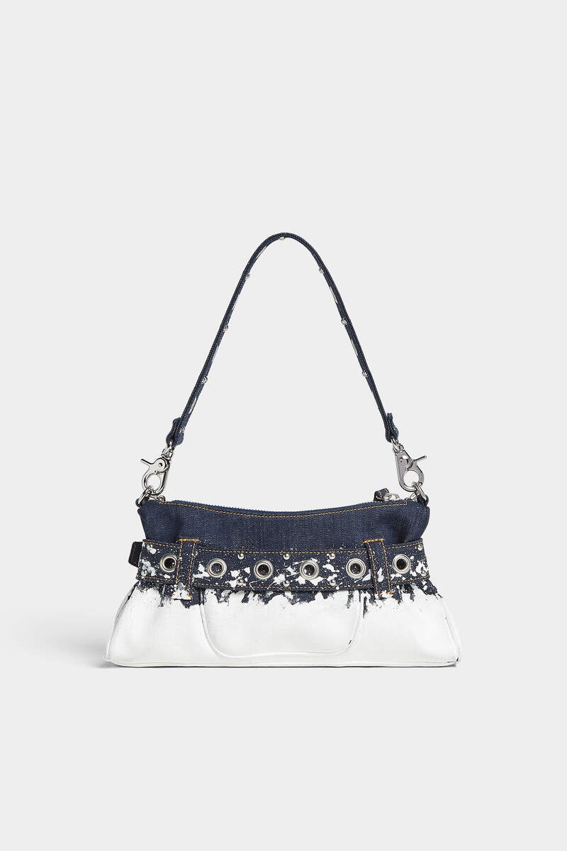GOTHIC DSQUARED2 DENIM BELT BAG - 2