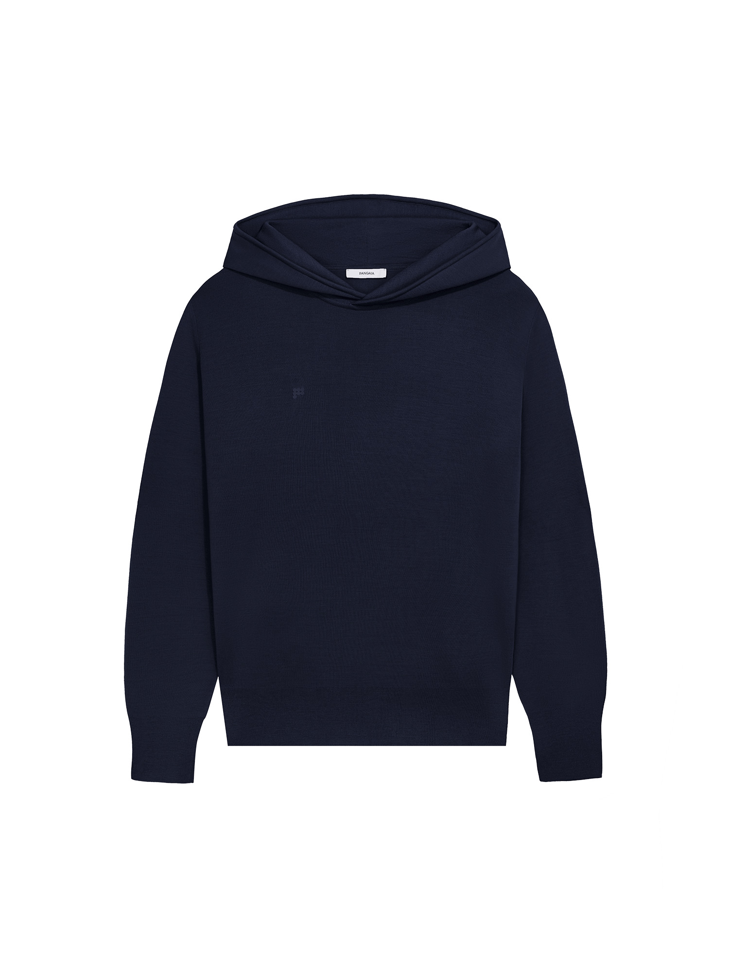 Mens Regenerative Merino Wool Hoodie - Navy - 1