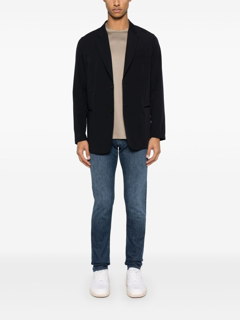 EMPORIO ARMANI single-breasted blazer outlook
