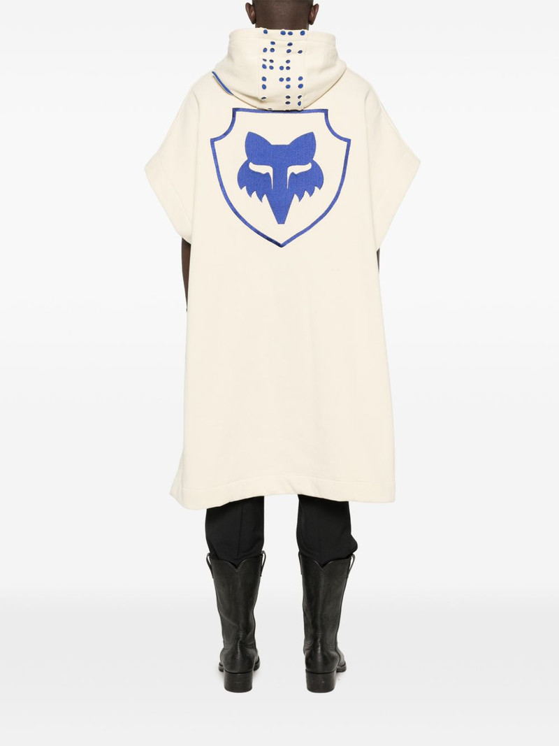 x Fox Lab zip hooded overshirt 4