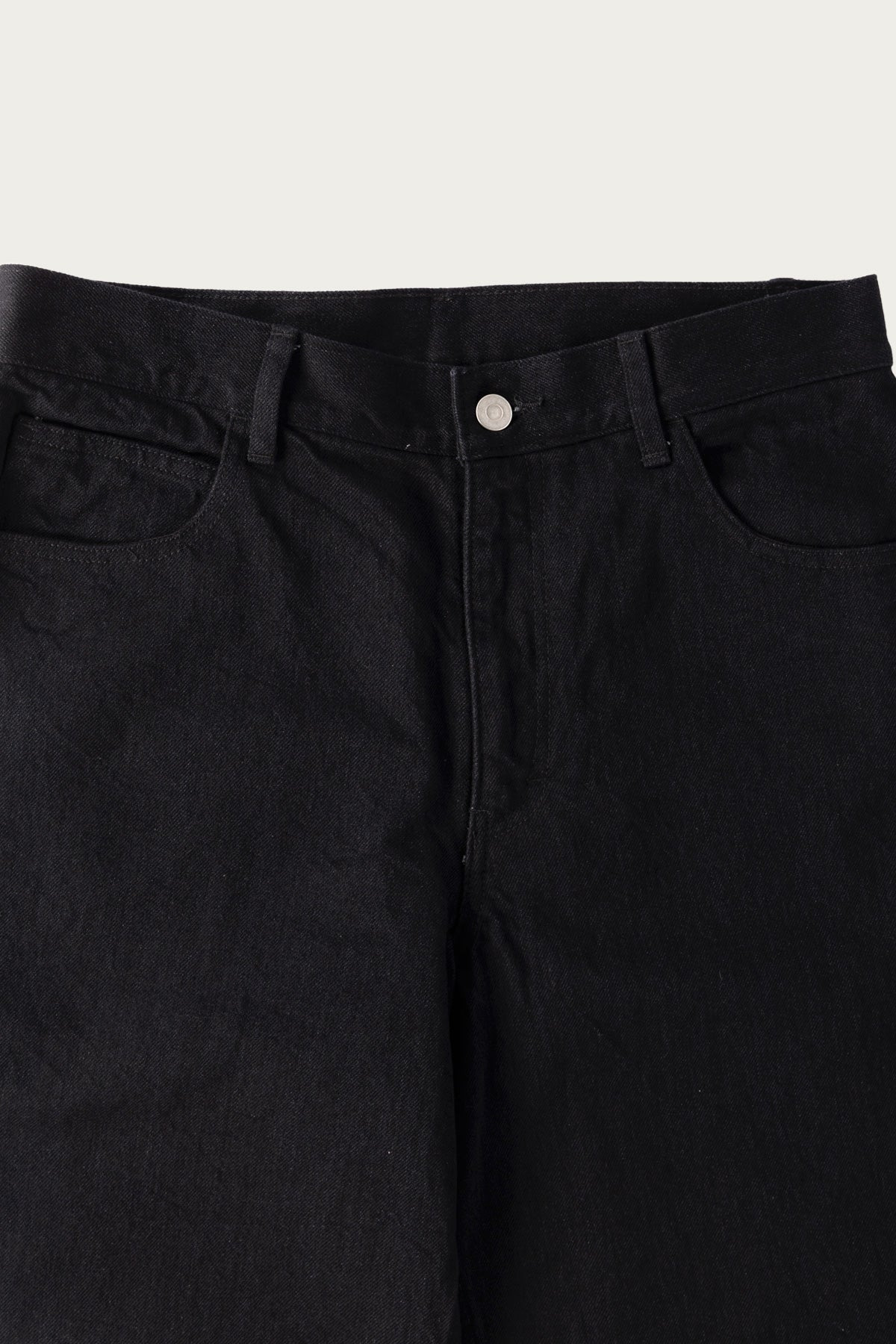 5pkt Jean - Black 12oz One Wash Denim - 4