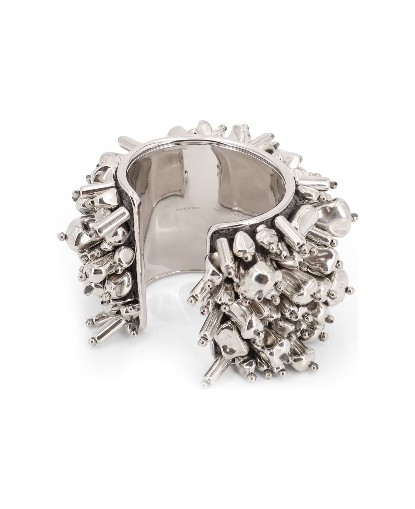 Brass Bracelet With Jewel Embellishments - 3