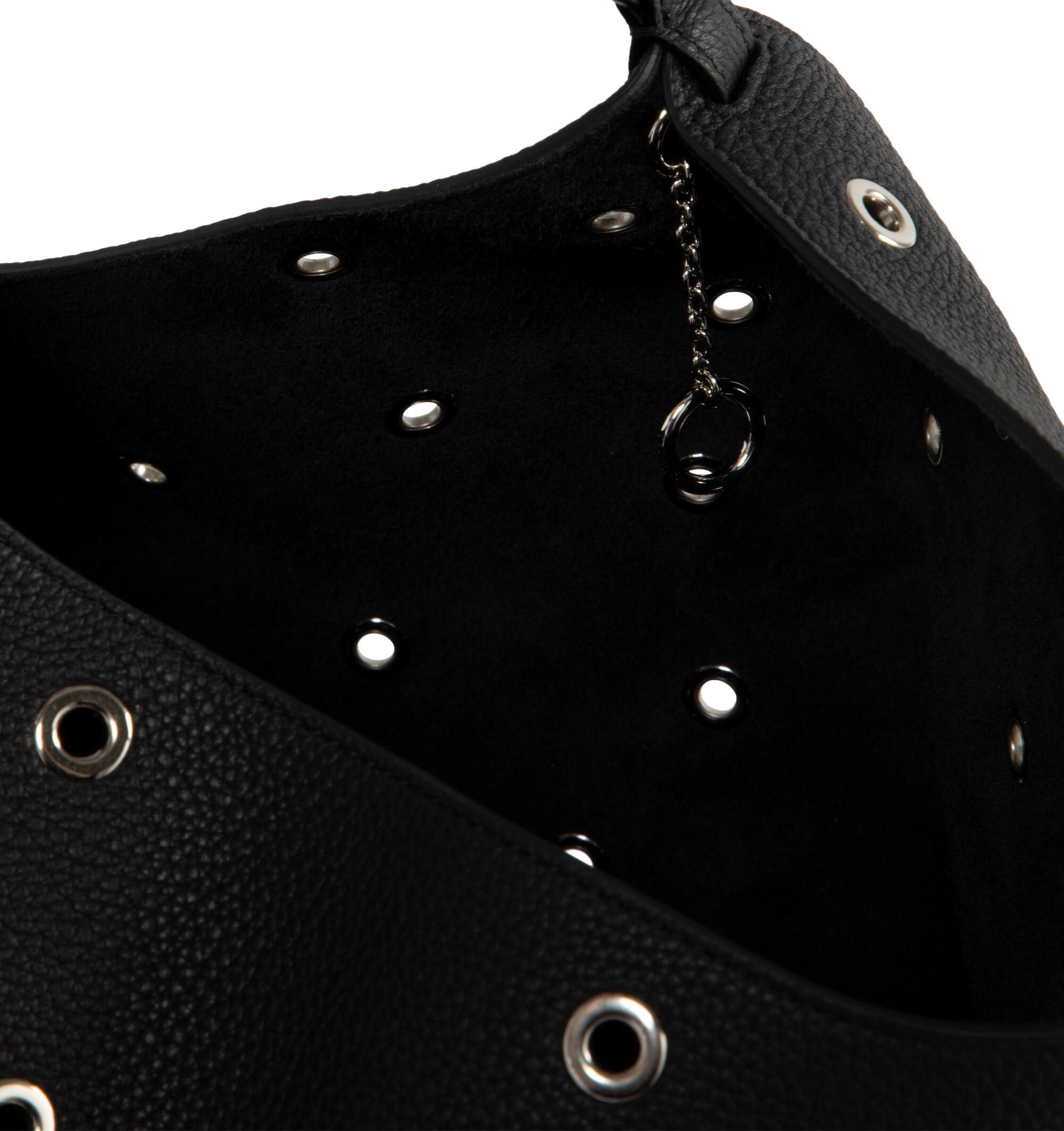 Khaite Lotus Small Tote Bag 'Black' - 3