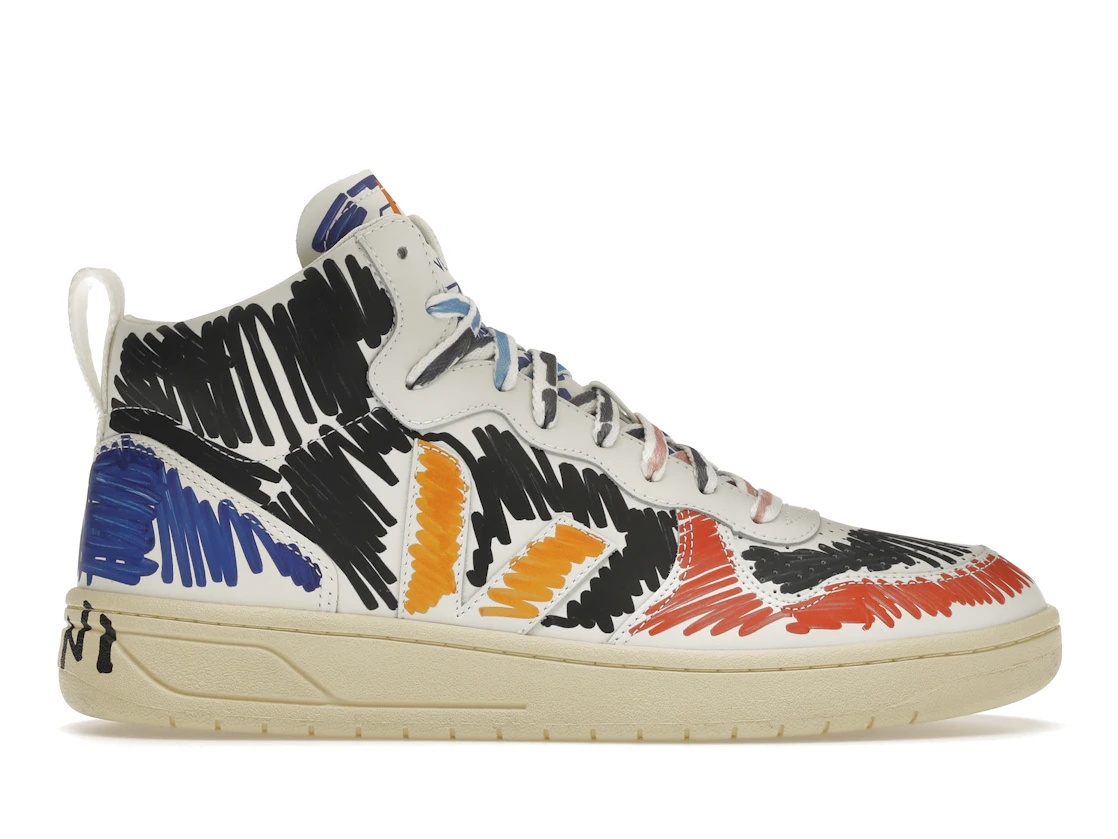 Veja V-15 Leather x Marni Black Multi - 1