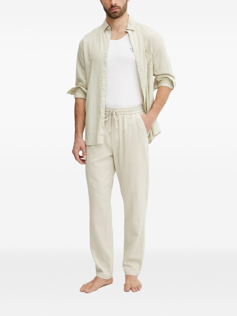 GUESS USA patch-pocket long-sleeved shirt outlook