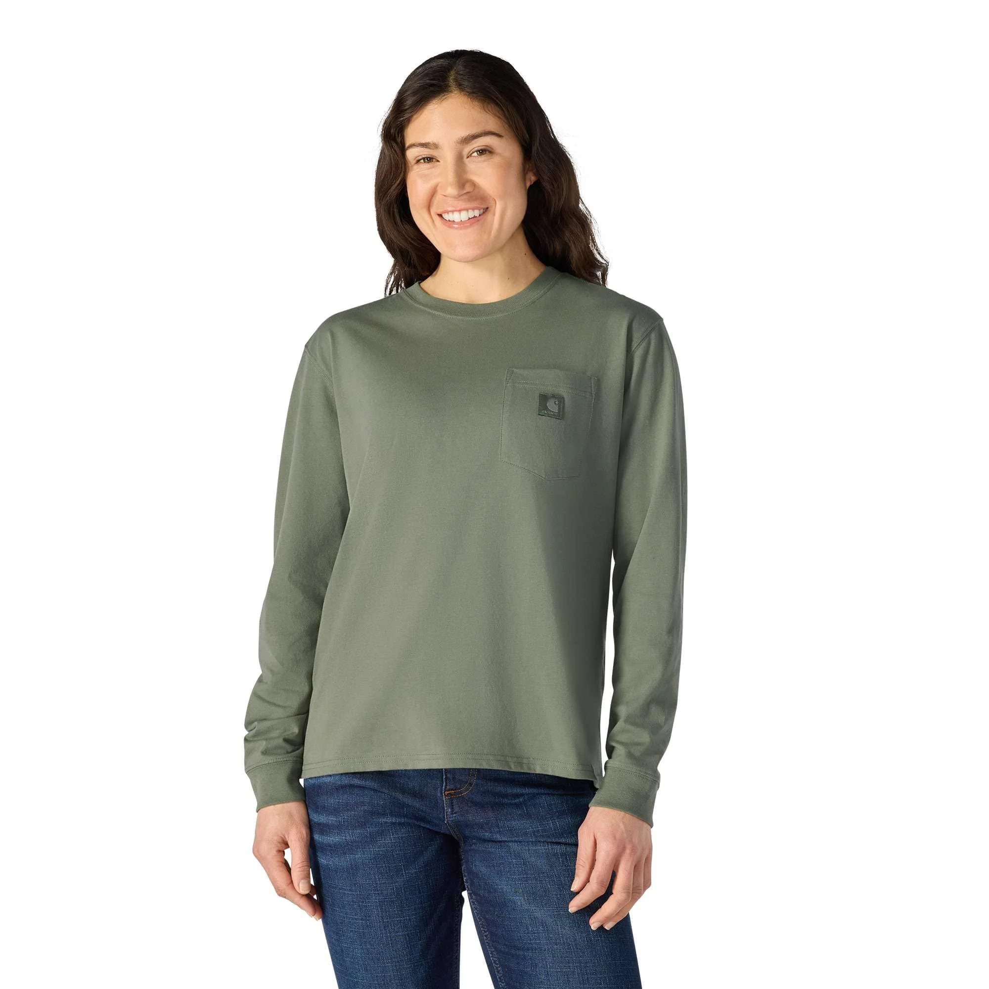 Women's Irvine Loose LS Pocket T-Shirt - 1