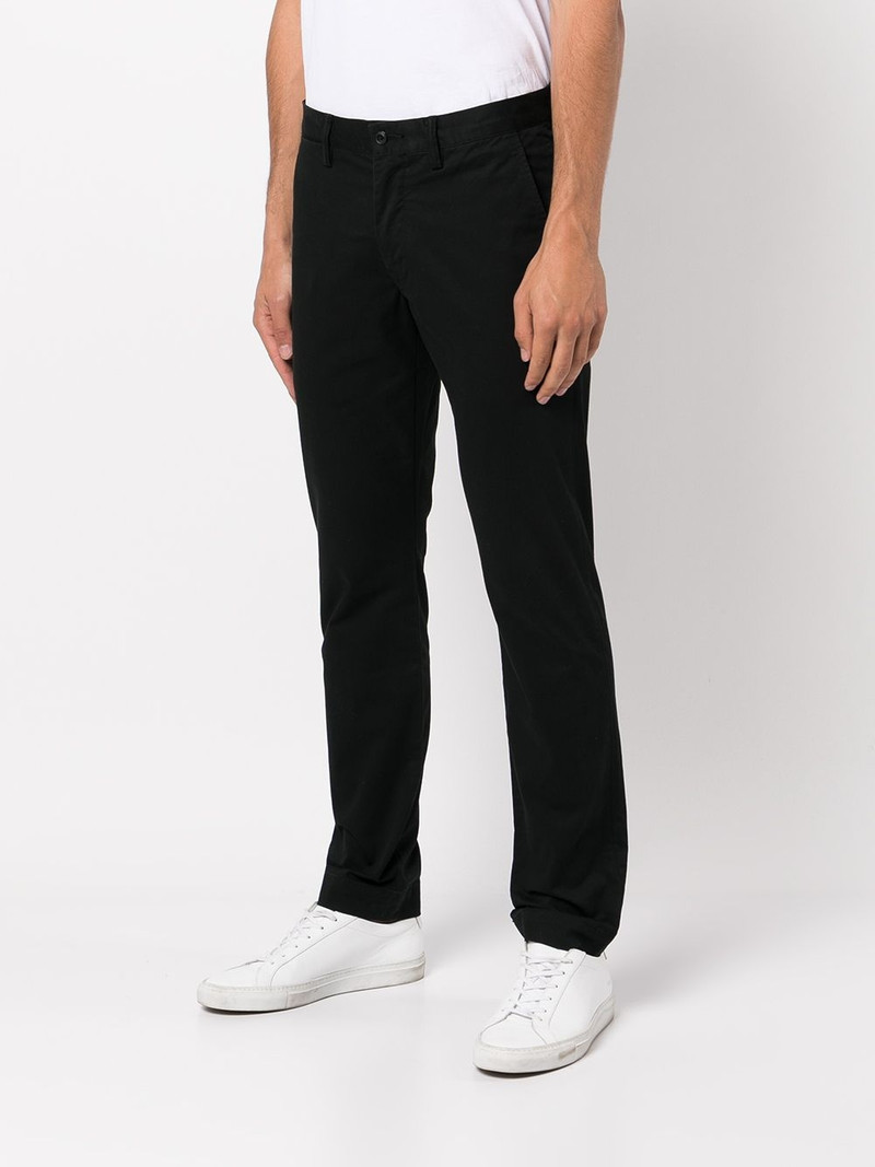 slim-fit cotton trousers 3