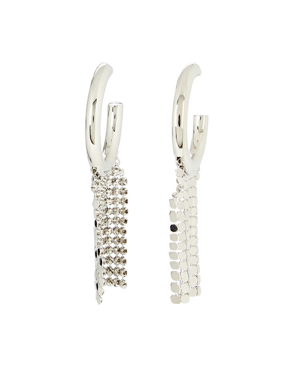 Pixel Mesh Hoop Earrings - 1