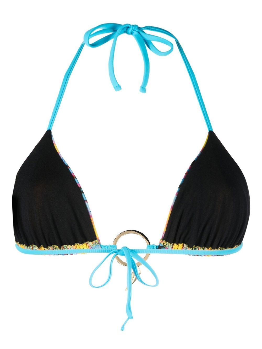 logo-charm bikini top - 2