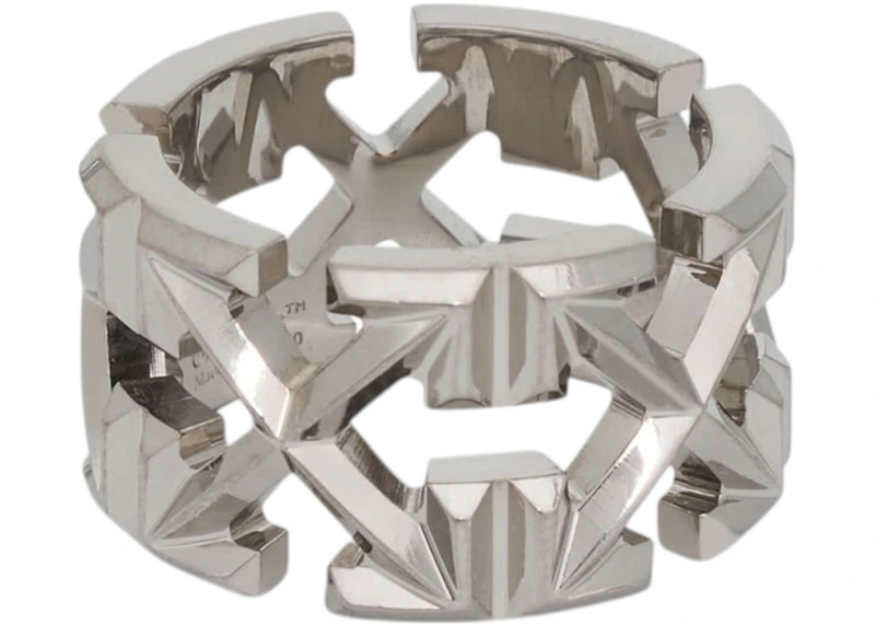 OFF-WHITE Multi Arrow Ring Silver 1