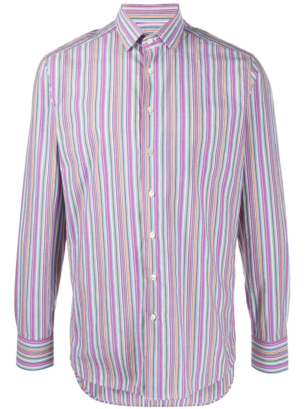 striped cotton shirt - 1