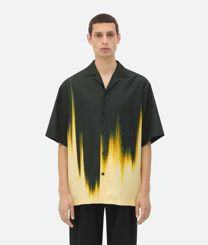 Viscose Degrade Petal Print Shirt - 1