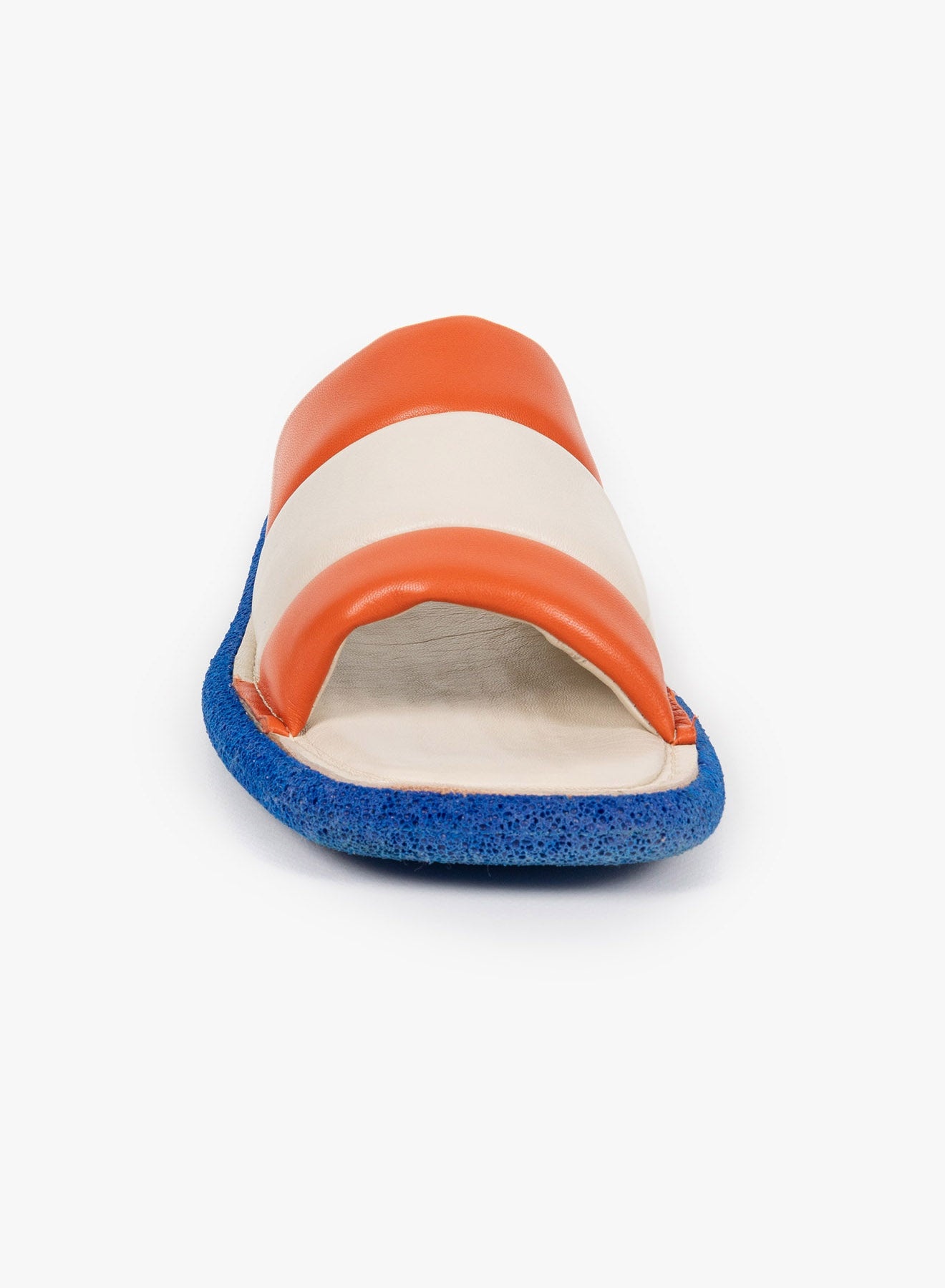 PADDED LEATHER SLIDES - 3