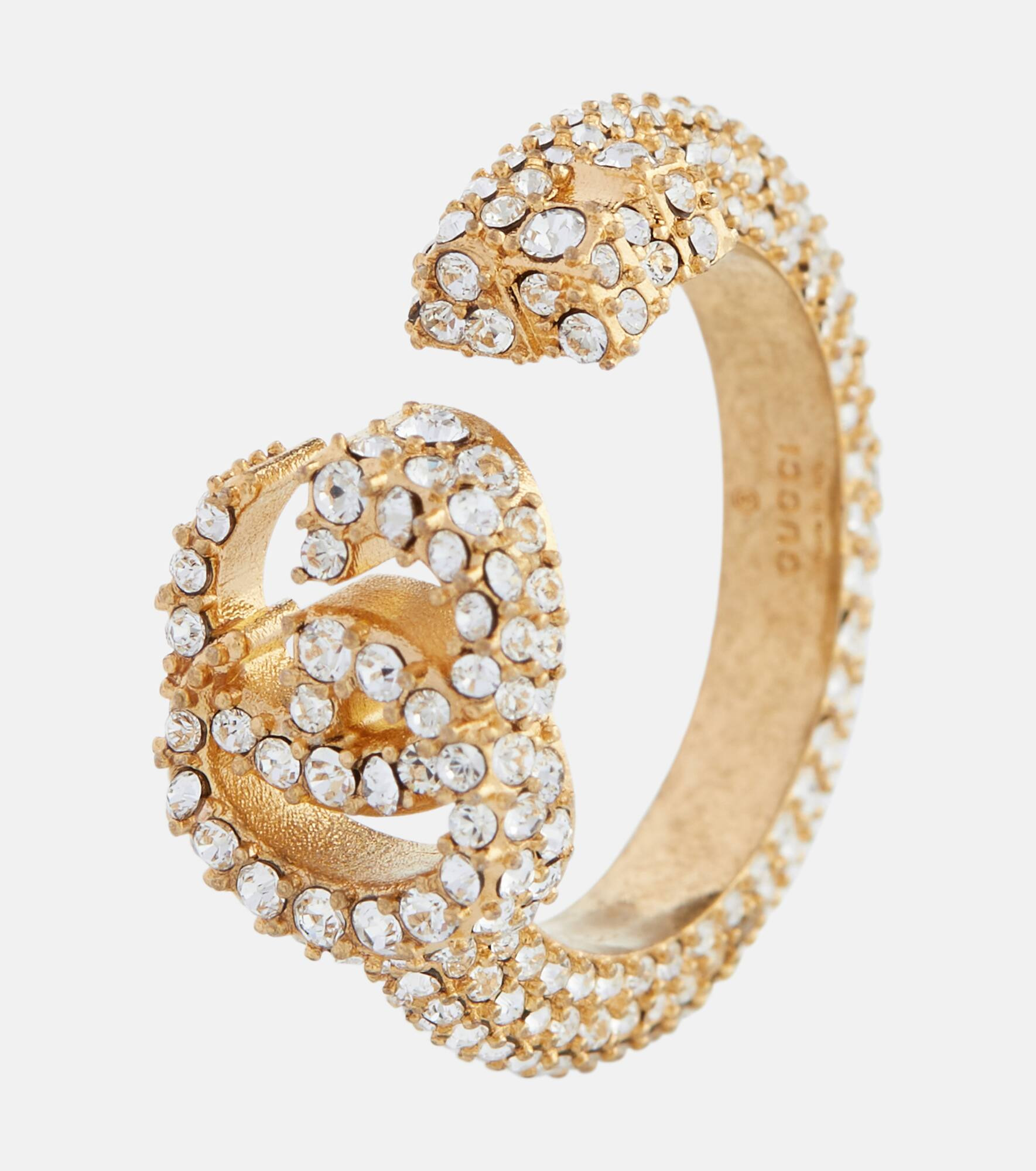 Double G embellished ring - 5