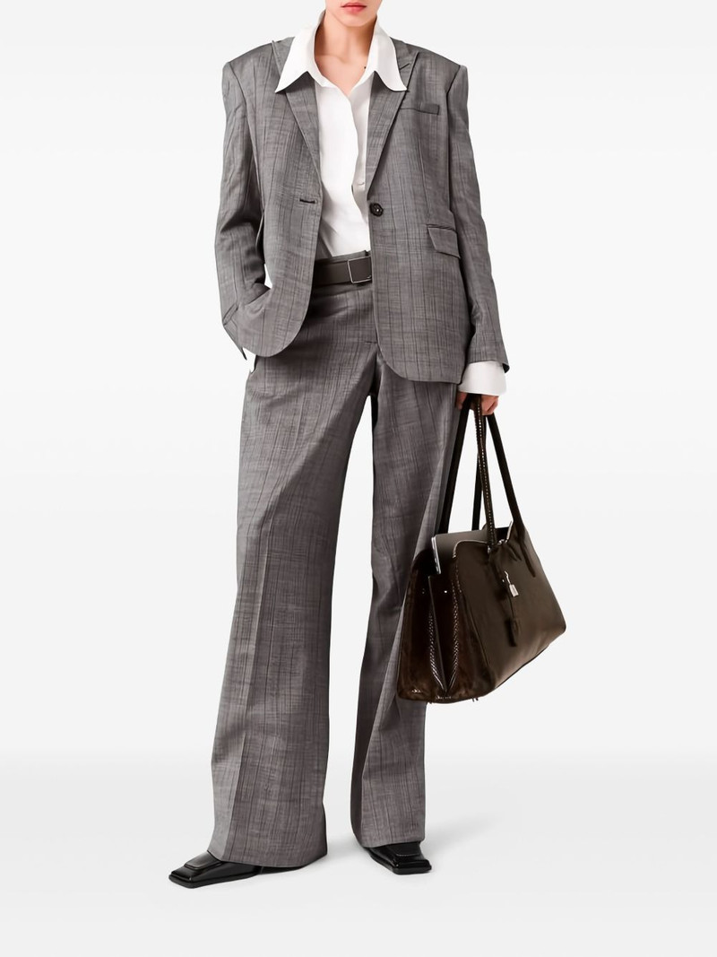 Stella McCartney wool checked trousers outlook