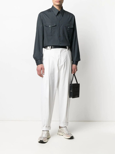 Lemaire flap pocket long-sleeve shirt outlook