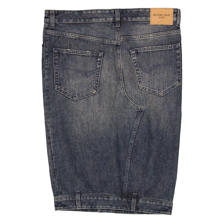 Balenciaga Deconstructed Midi Denim Skirt - 2