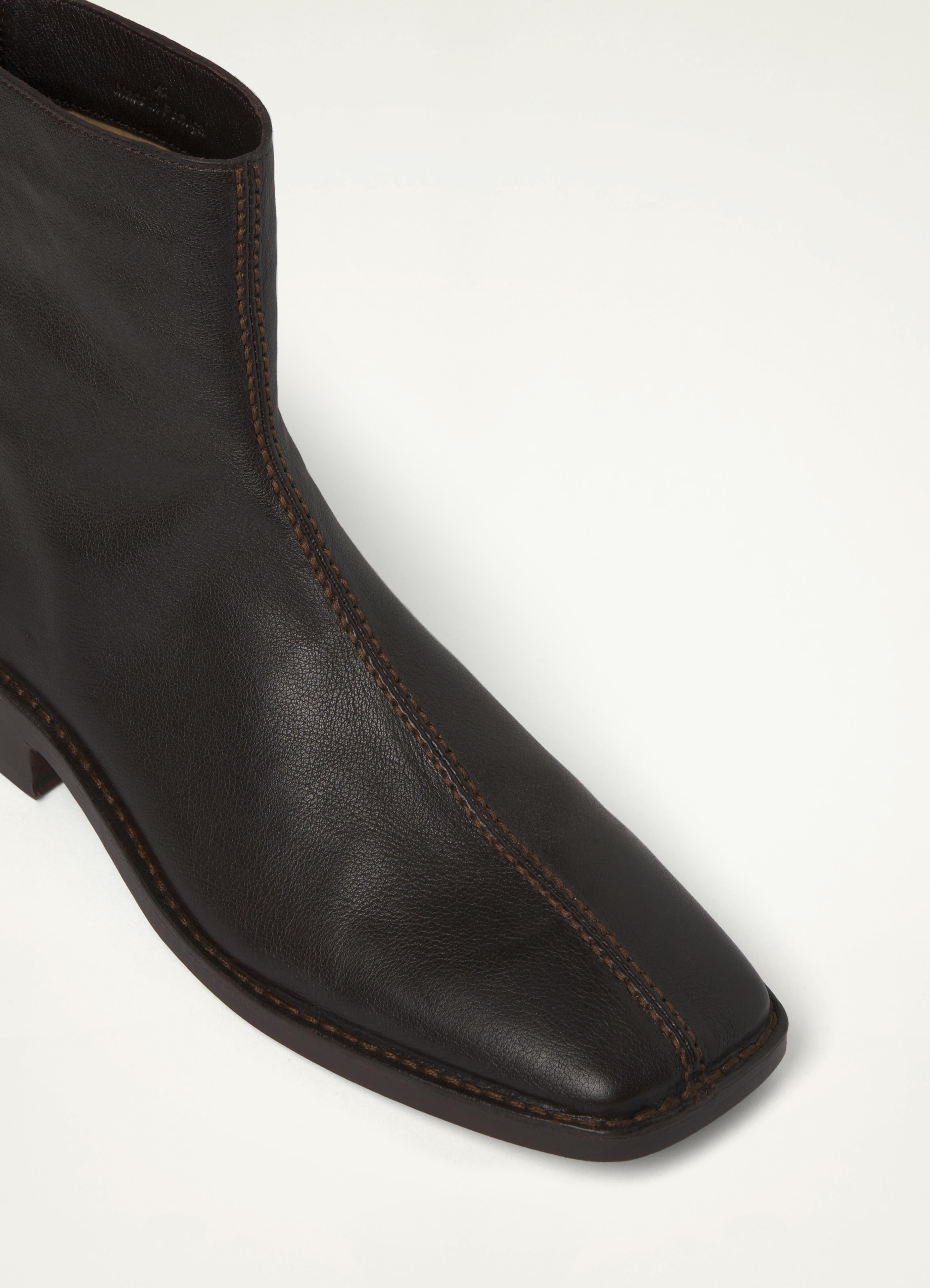 PIPED ZIPPED BOOTS - 3