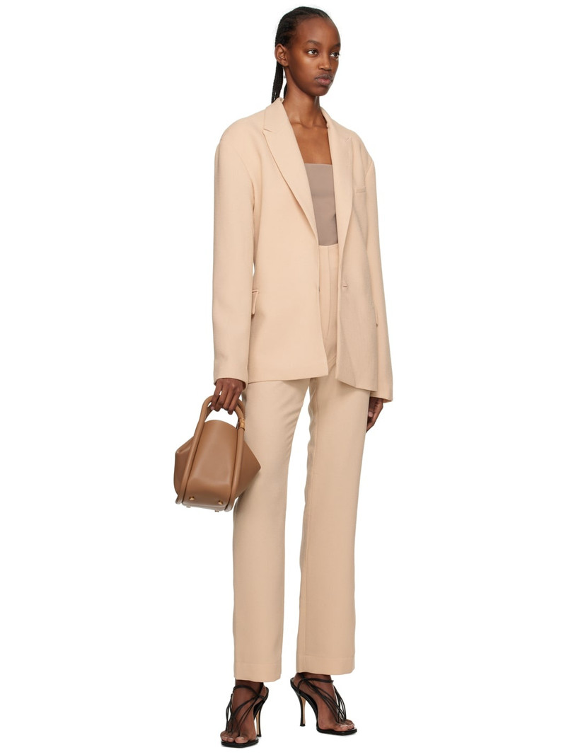 Paris Georgia SSENSE Work Capsule – Beige Paneled Trousers outlook