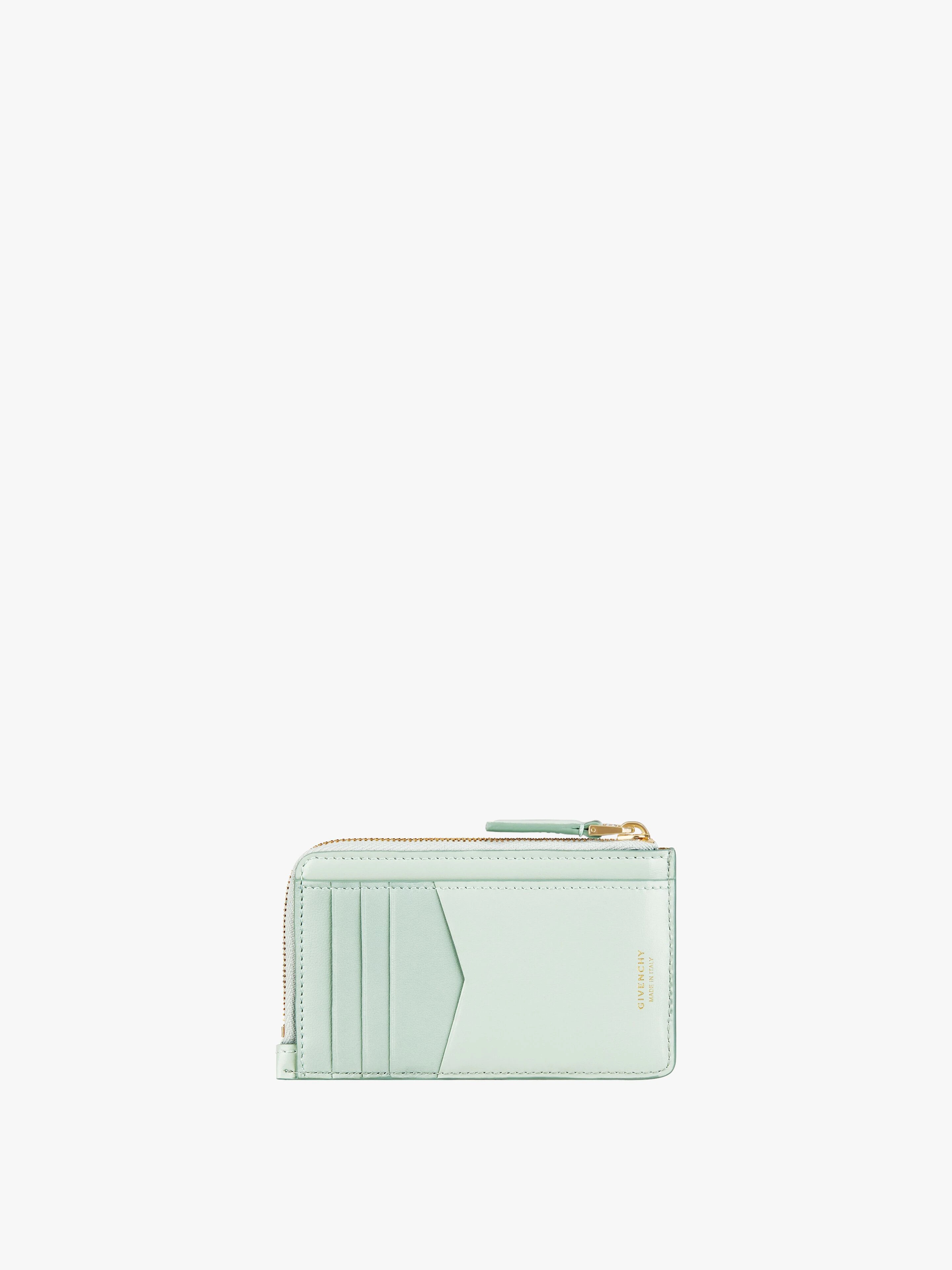 ANTIGONA ZIPPED CARD HOLDER IN BOX LEATHER - 3