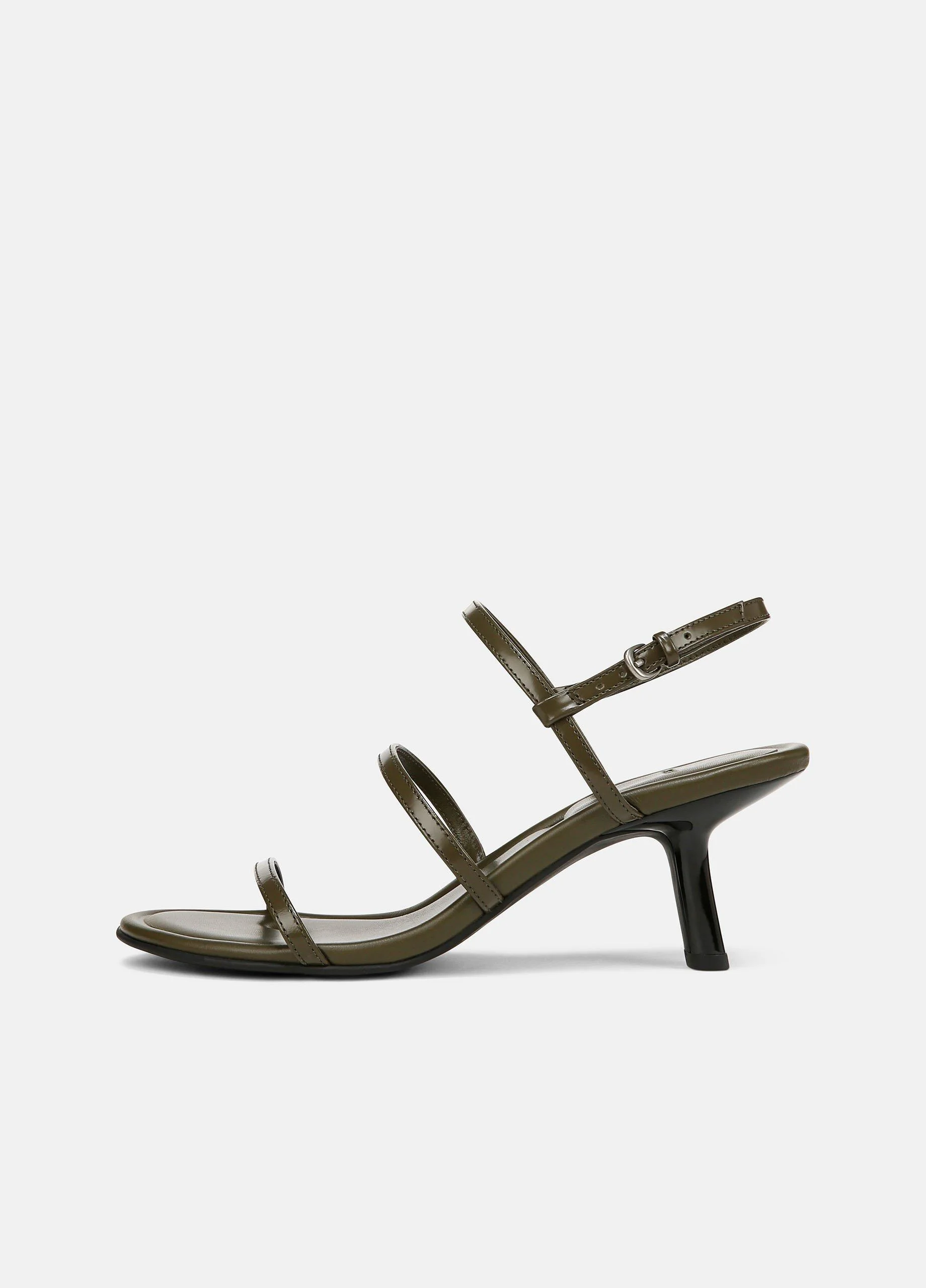 Josie Leather Strappy Heeled Sandal - 1