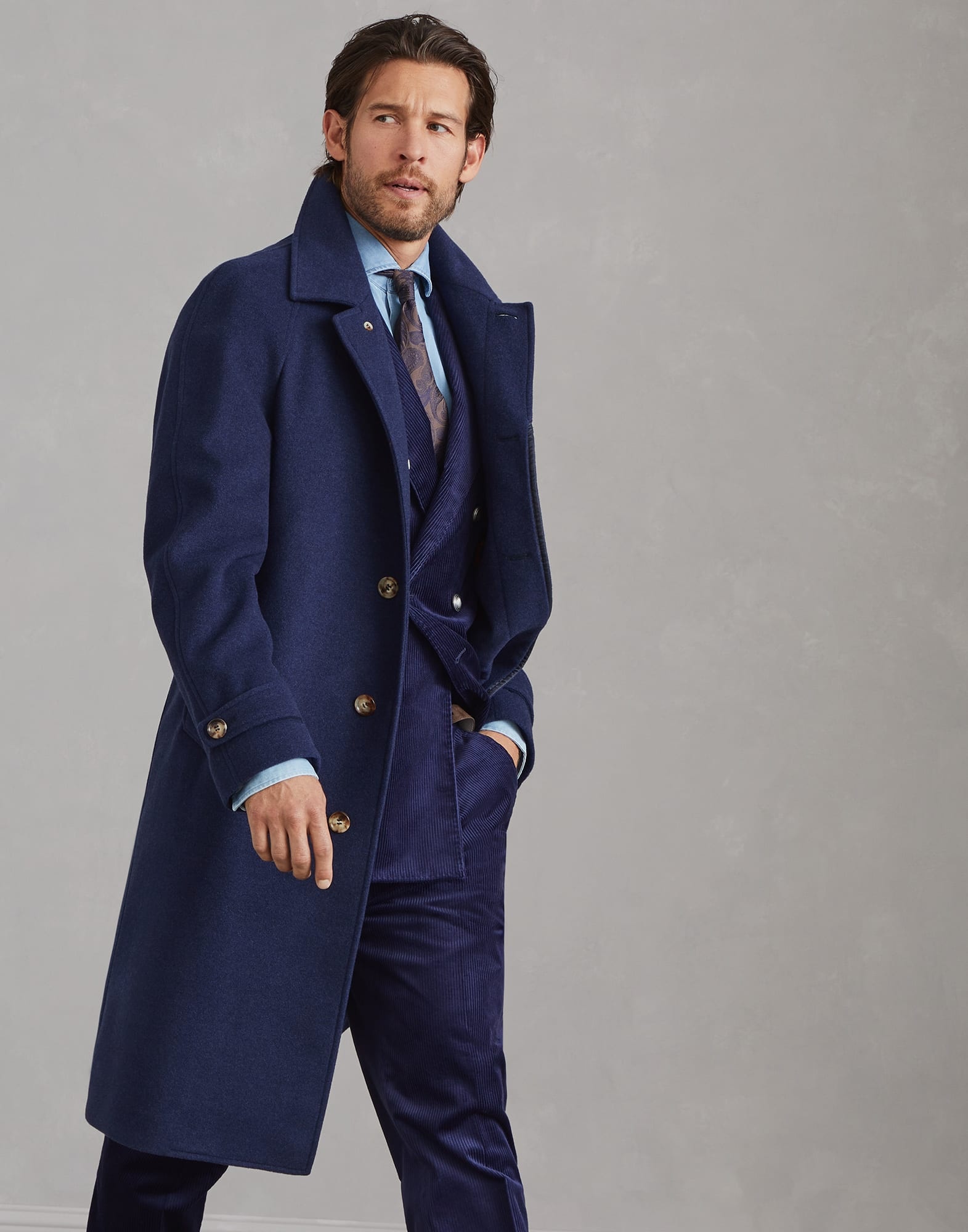 Lightweight water-resistant cashmere overcoat - 4