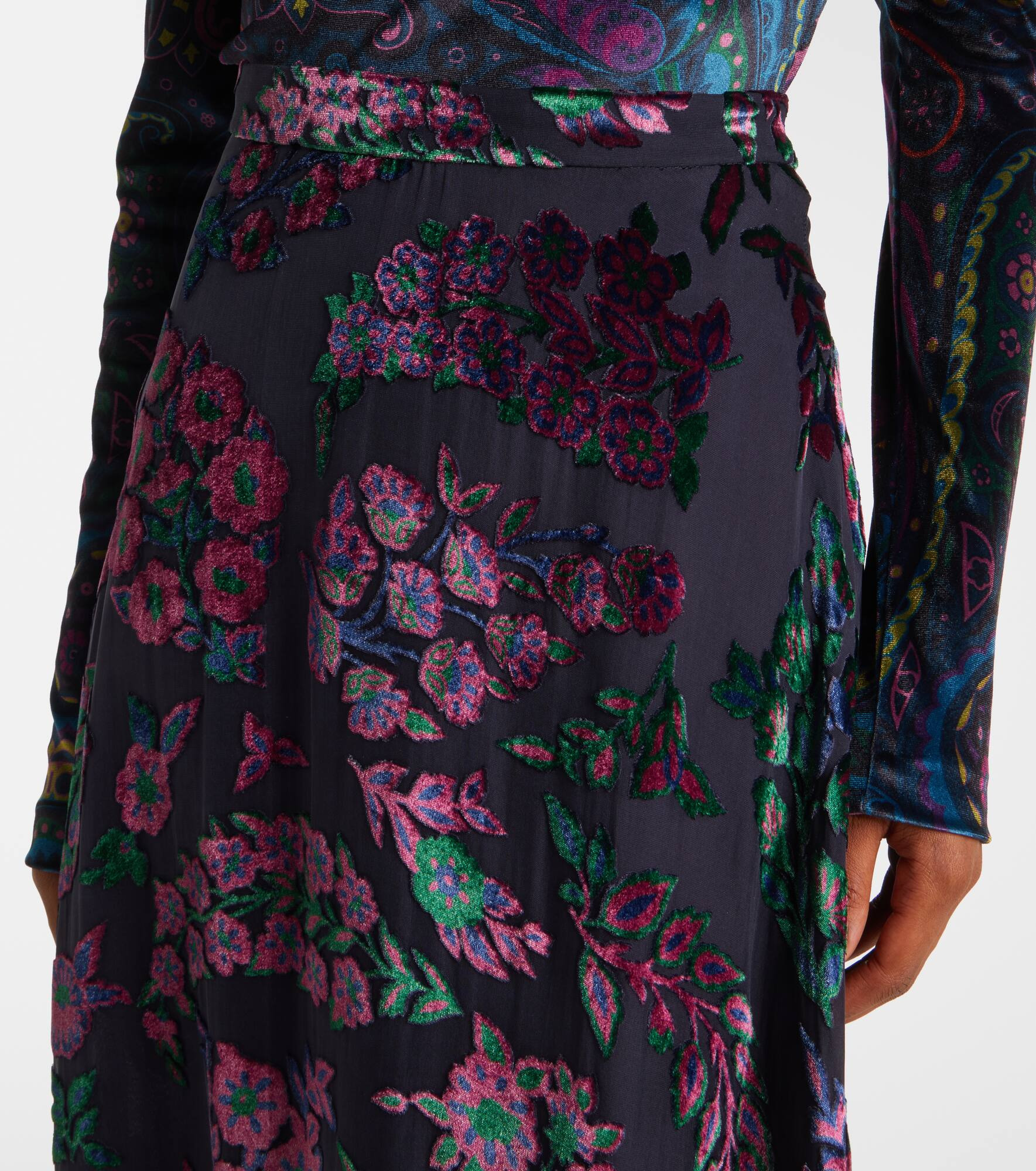 Floral maxi skirt - 4