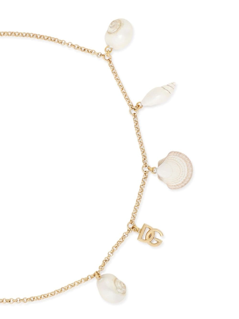 DG shell-charm necklace - 3