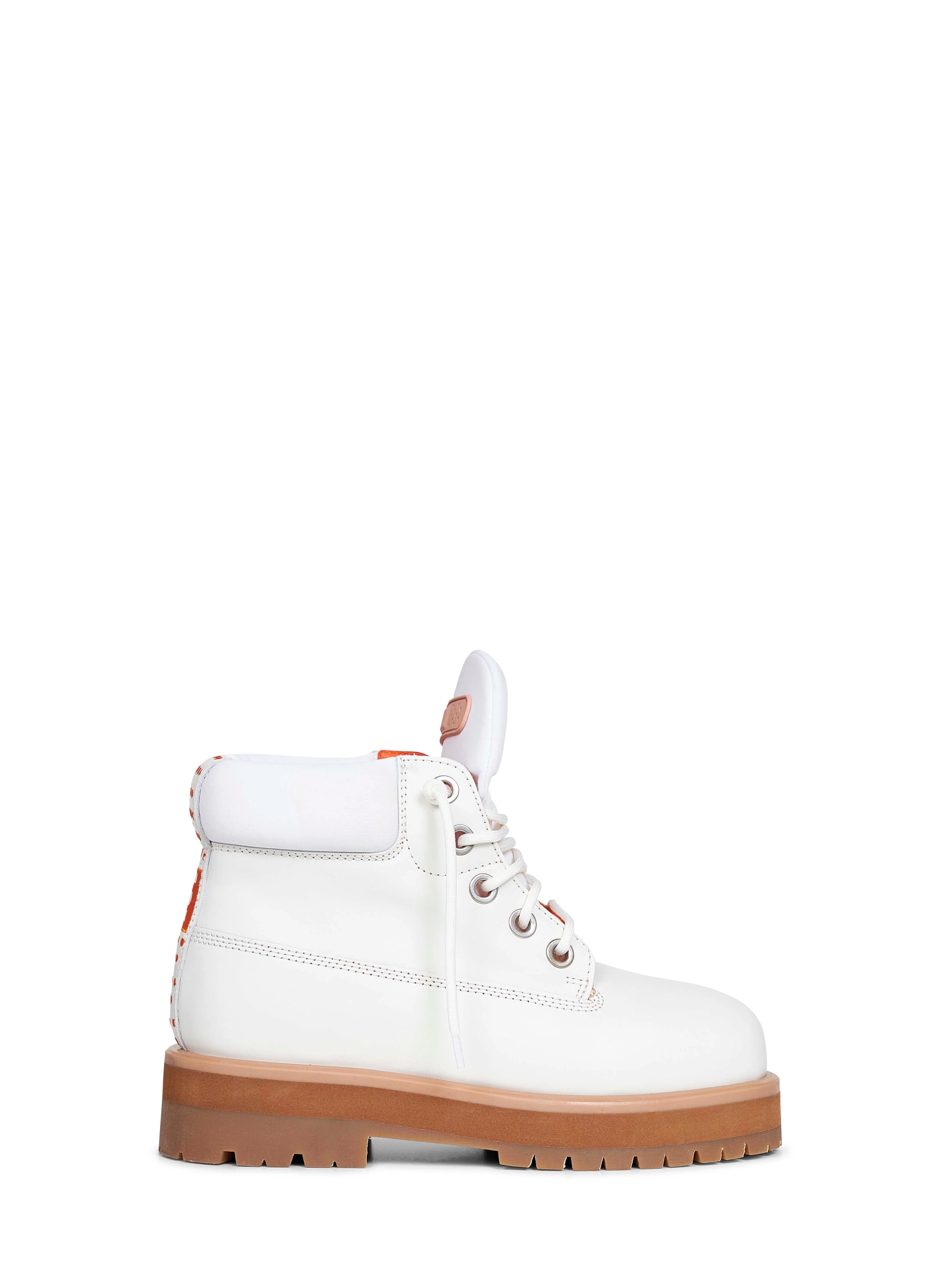 Off white leather Strada ankle boots - 1