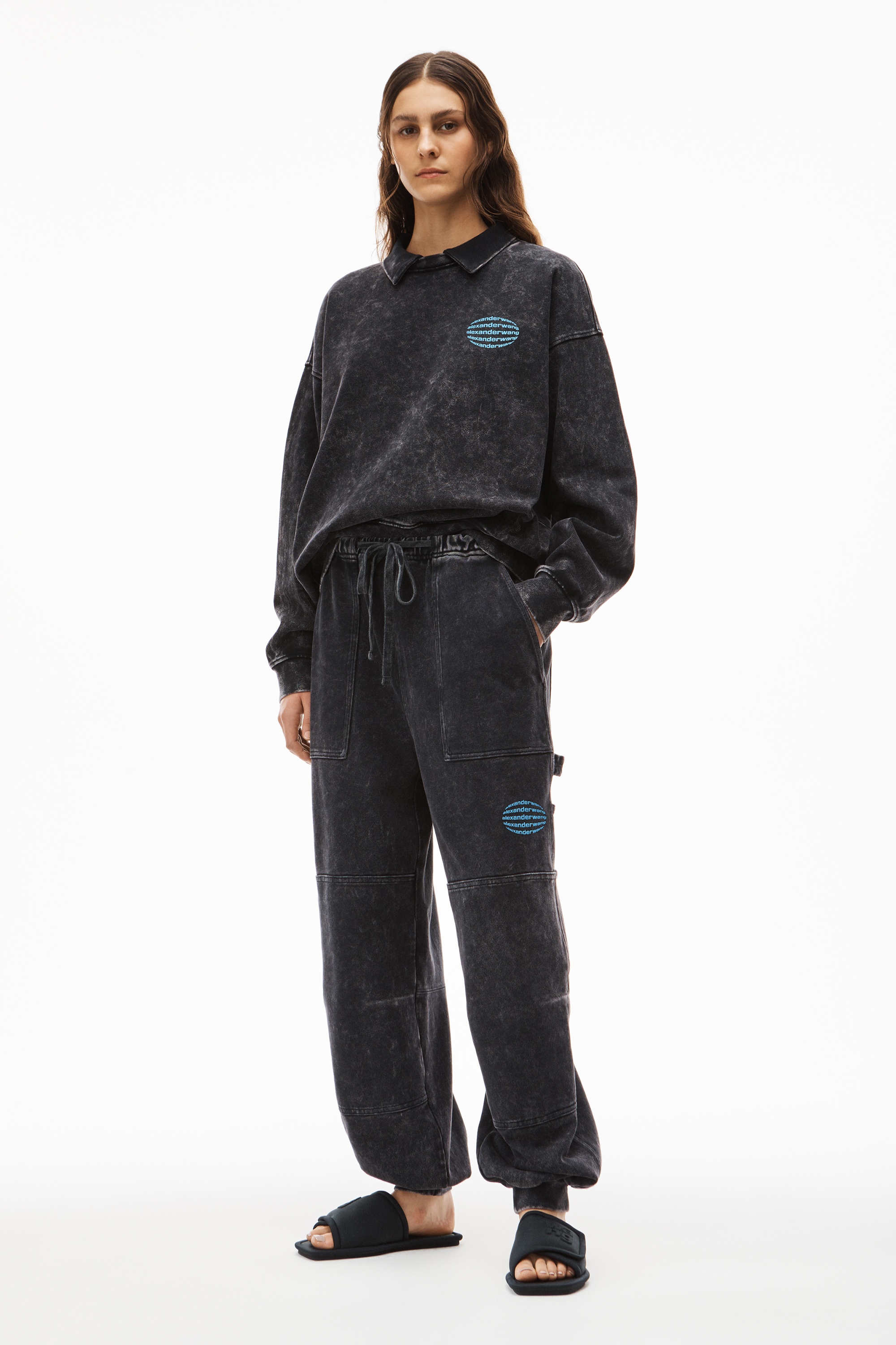 CARPENTER SWEATPANT IN ACID WASH JERSEY - 2