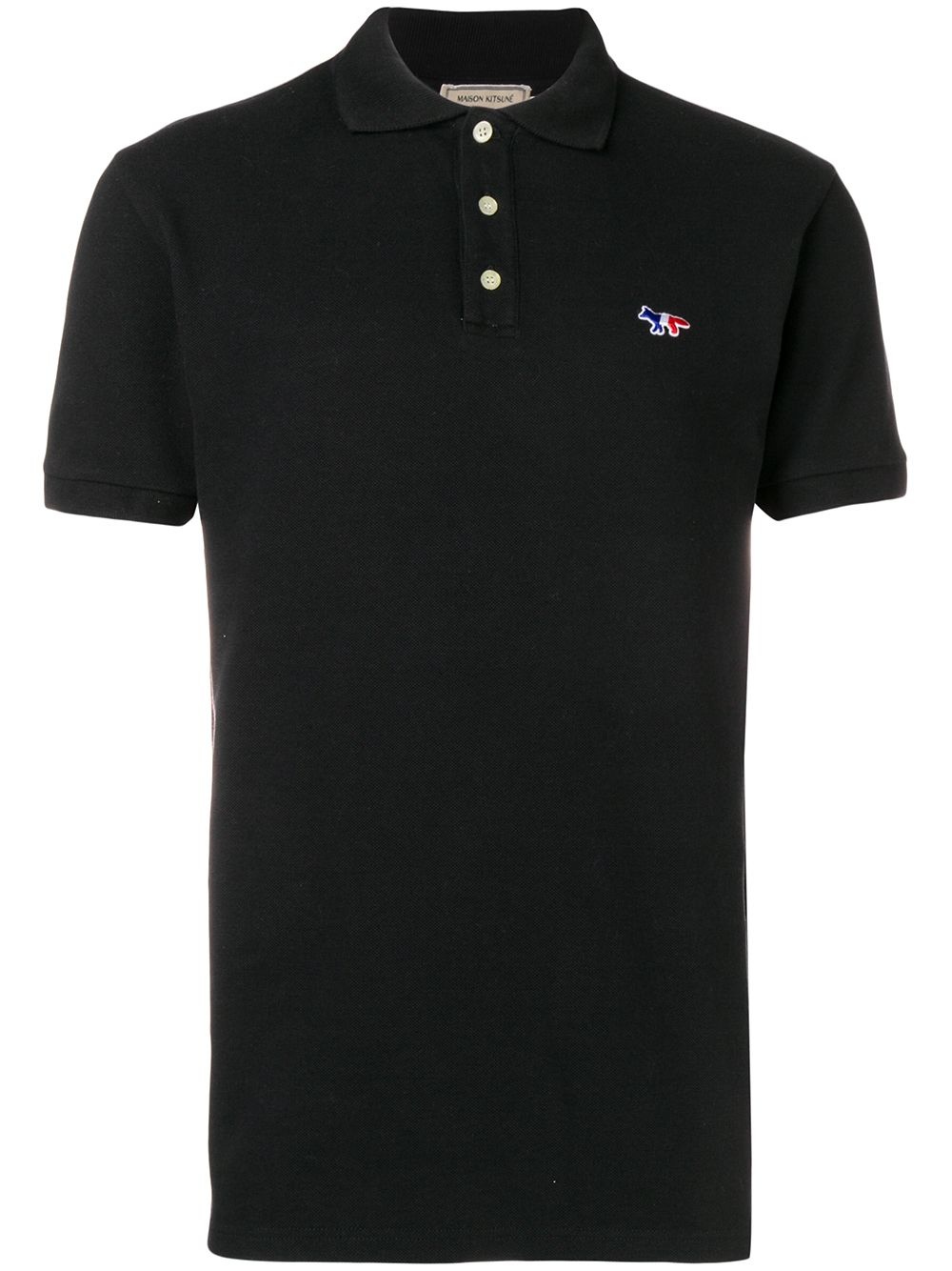 tricolor fox polo shirt - 1