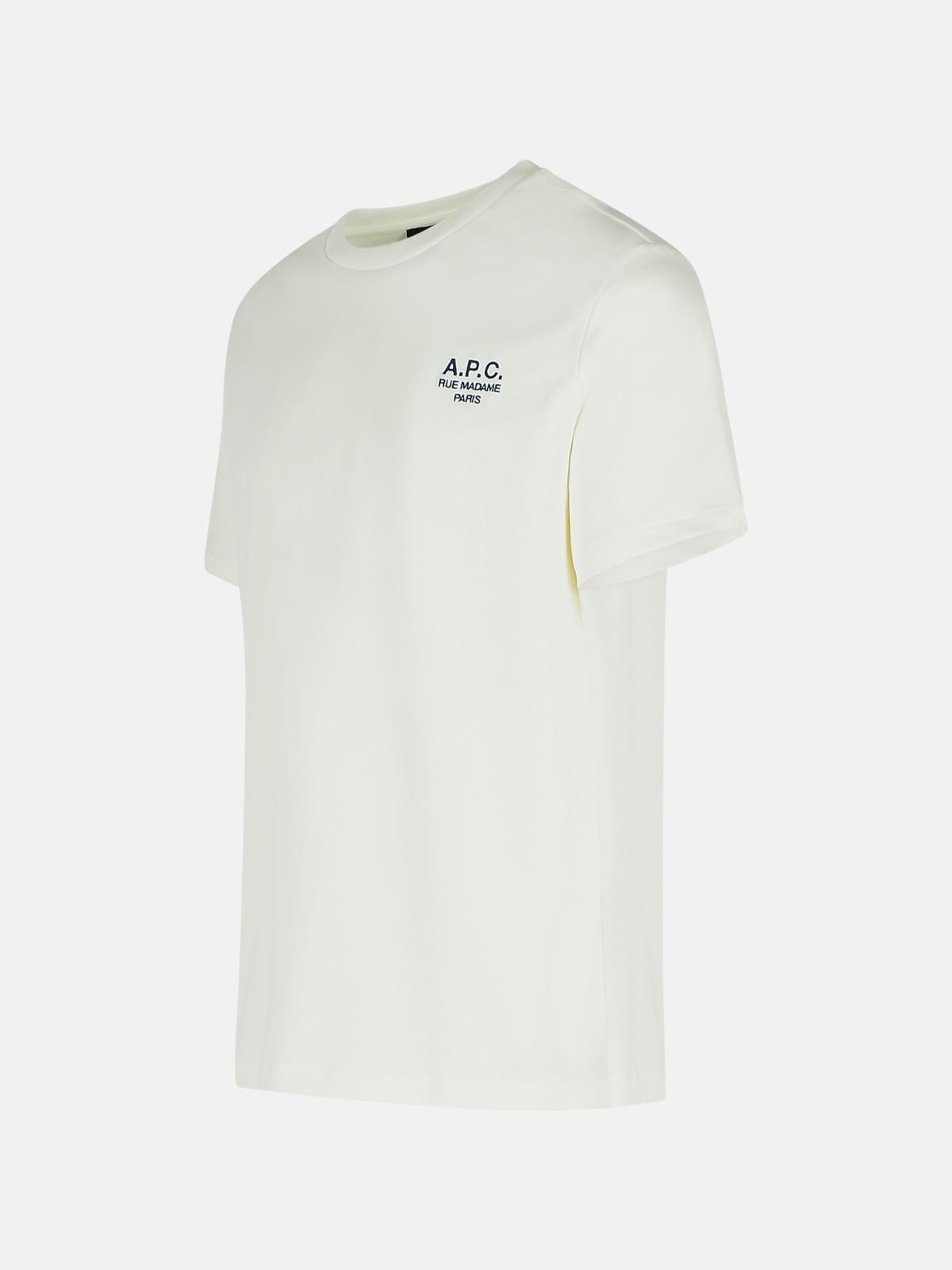 WHITE COTTON T-SHIRT - 2