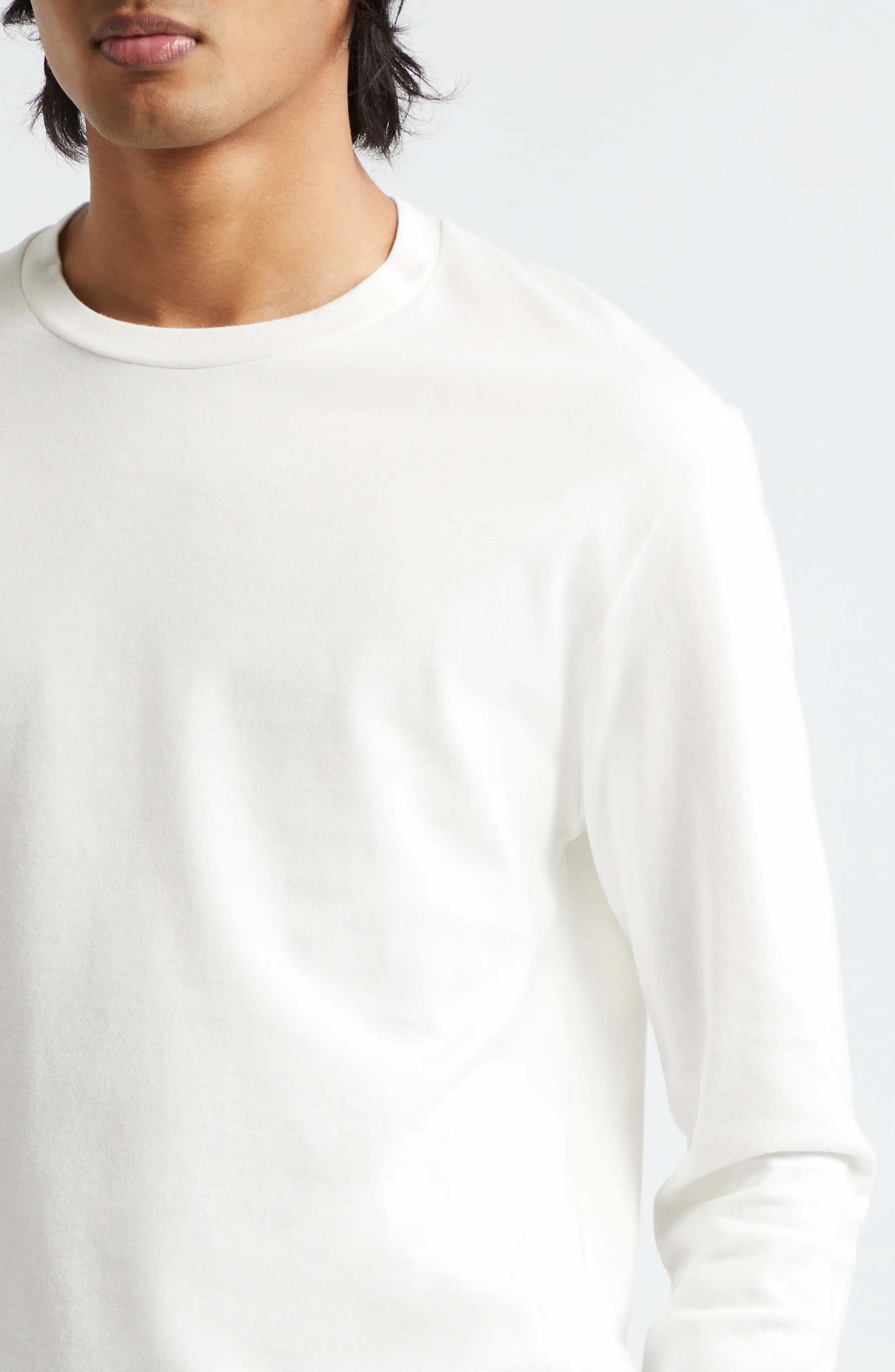 Long Sleeve Cotton T-Shirt - 4