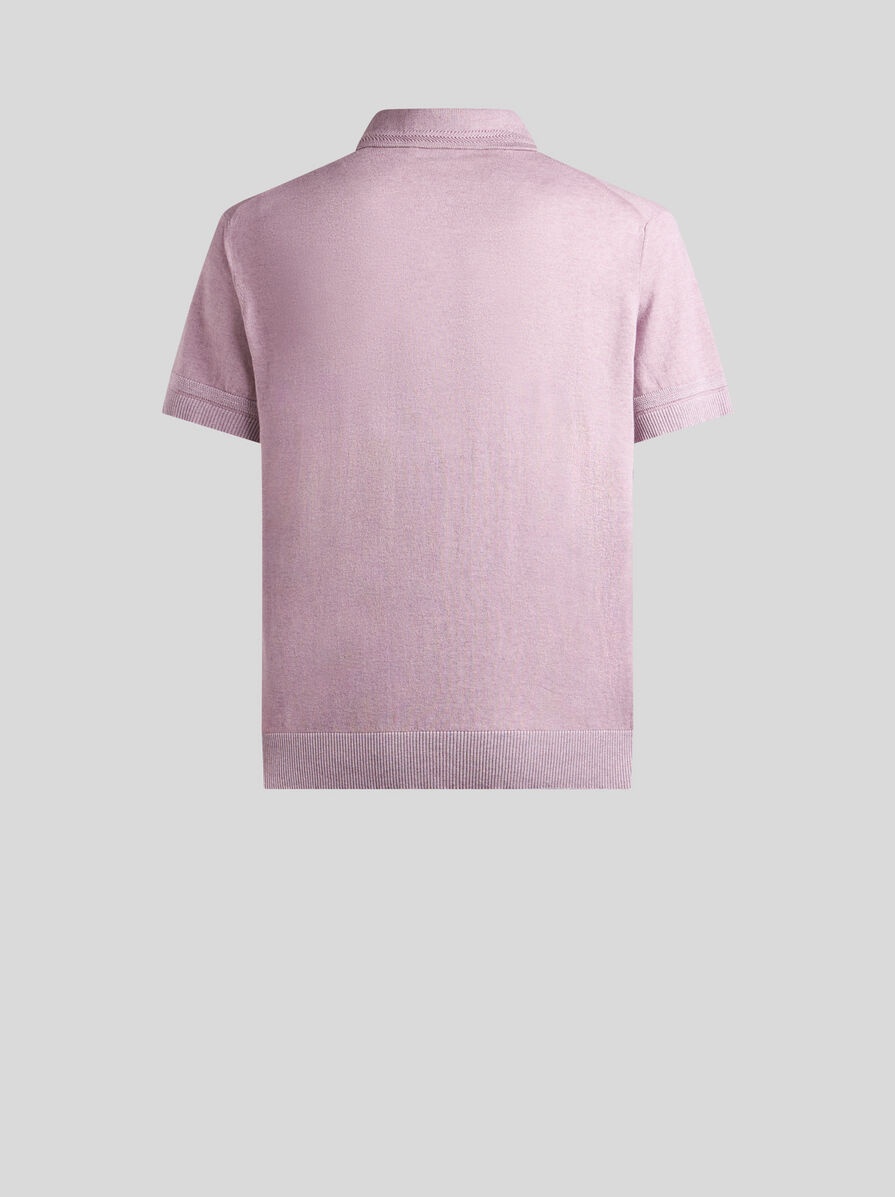COTTON AND CASHMERE POLO SHIRT - 5