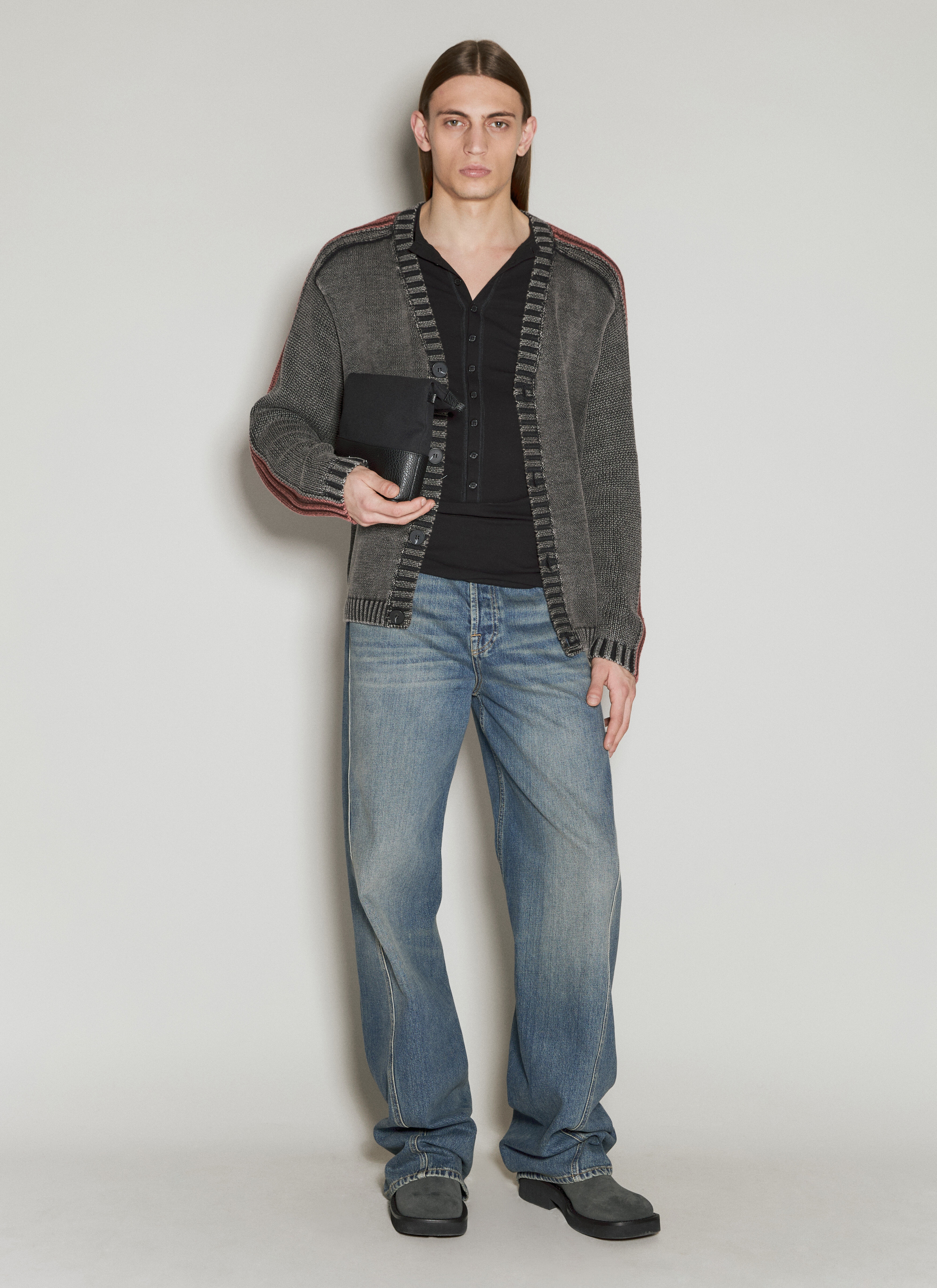 Washed Cardigan - 2