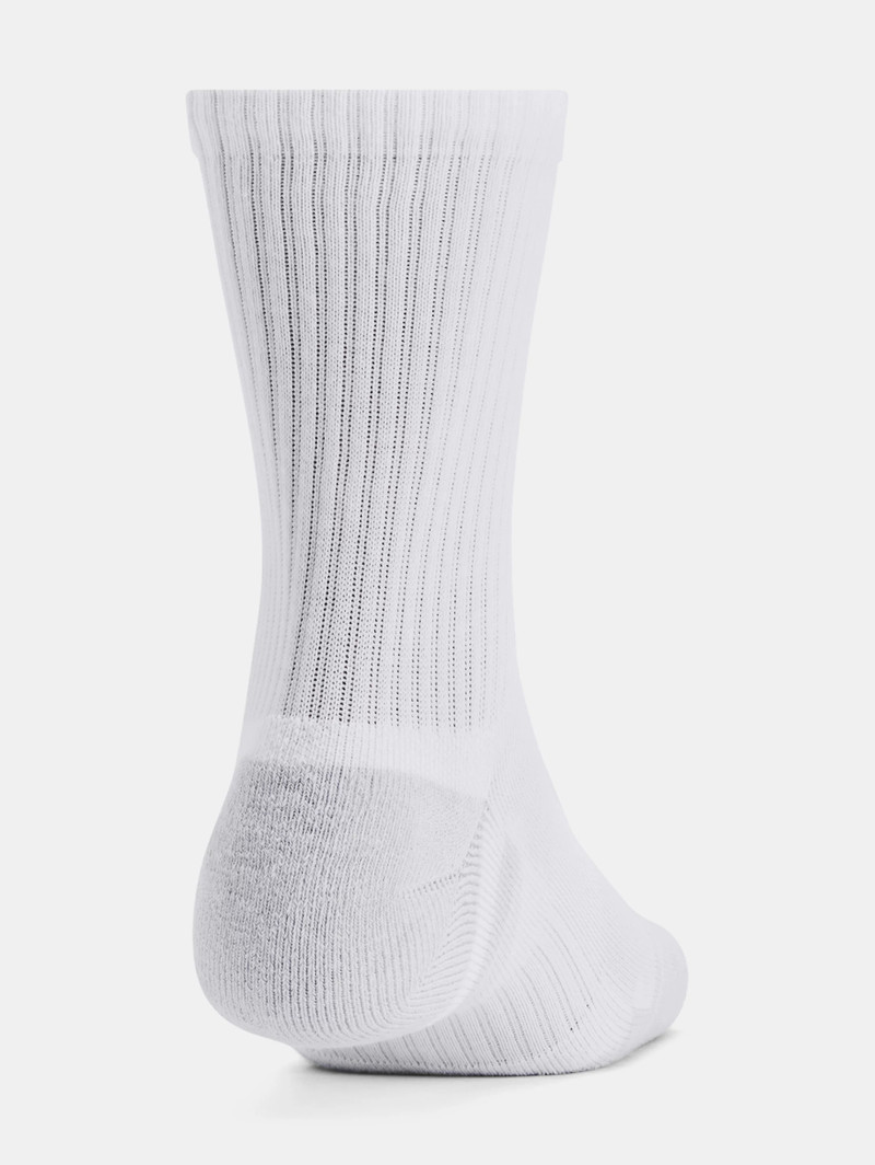 Under Armour Unisex UA Performance Cotton 2 Pack Mid-Crew Socks outlook