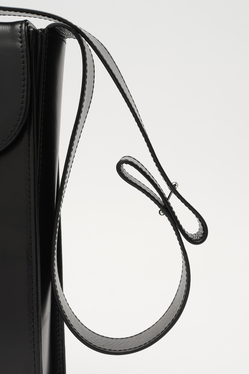 Extended Bag Aamon Black Leather 4