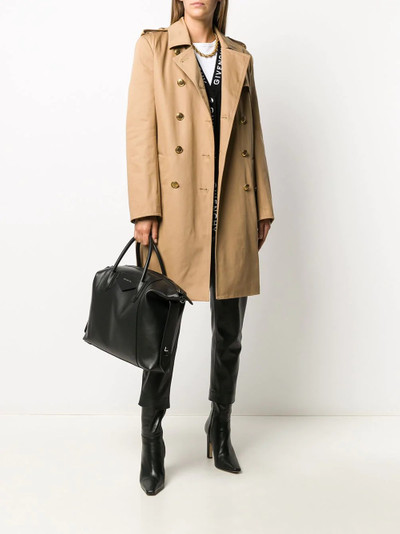 Givenchy double-breasted trench coat outlook