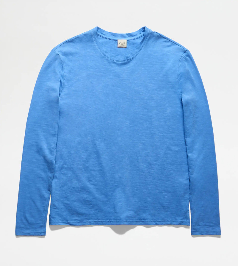 LONG-SLEEVED T-SHIRT - LIGHT BLUE 1