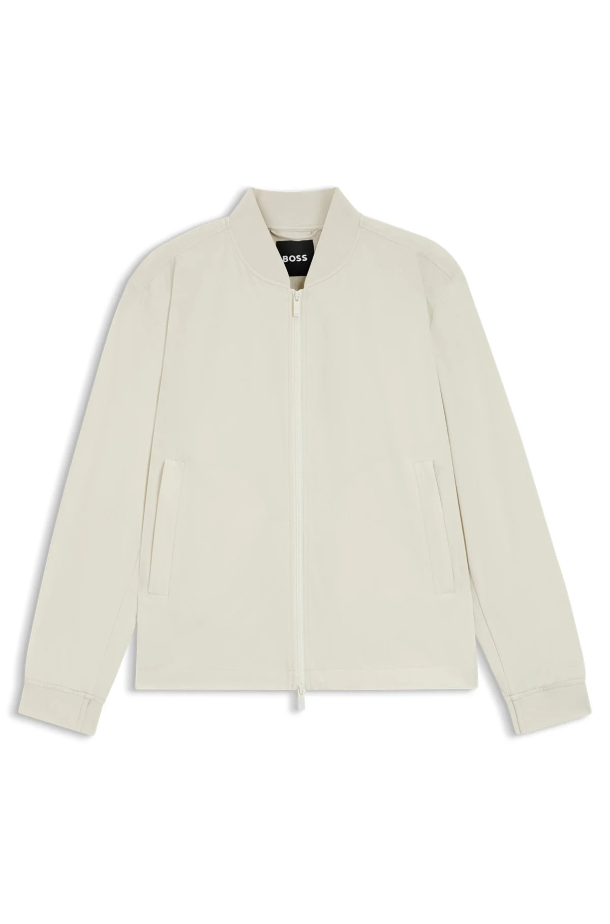 WATER-REPELLENT PACKABLE JACKET WITH TWO-WAY ZIP - 1