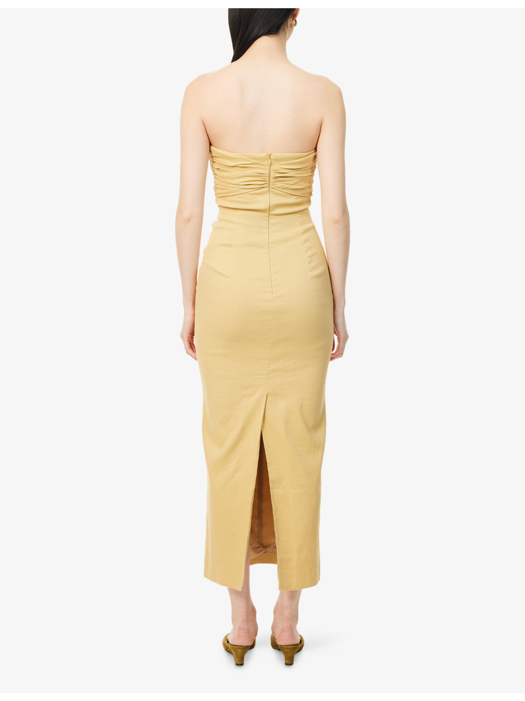 Rachel Linen and Cotton-Blend Maxi Dress - 4