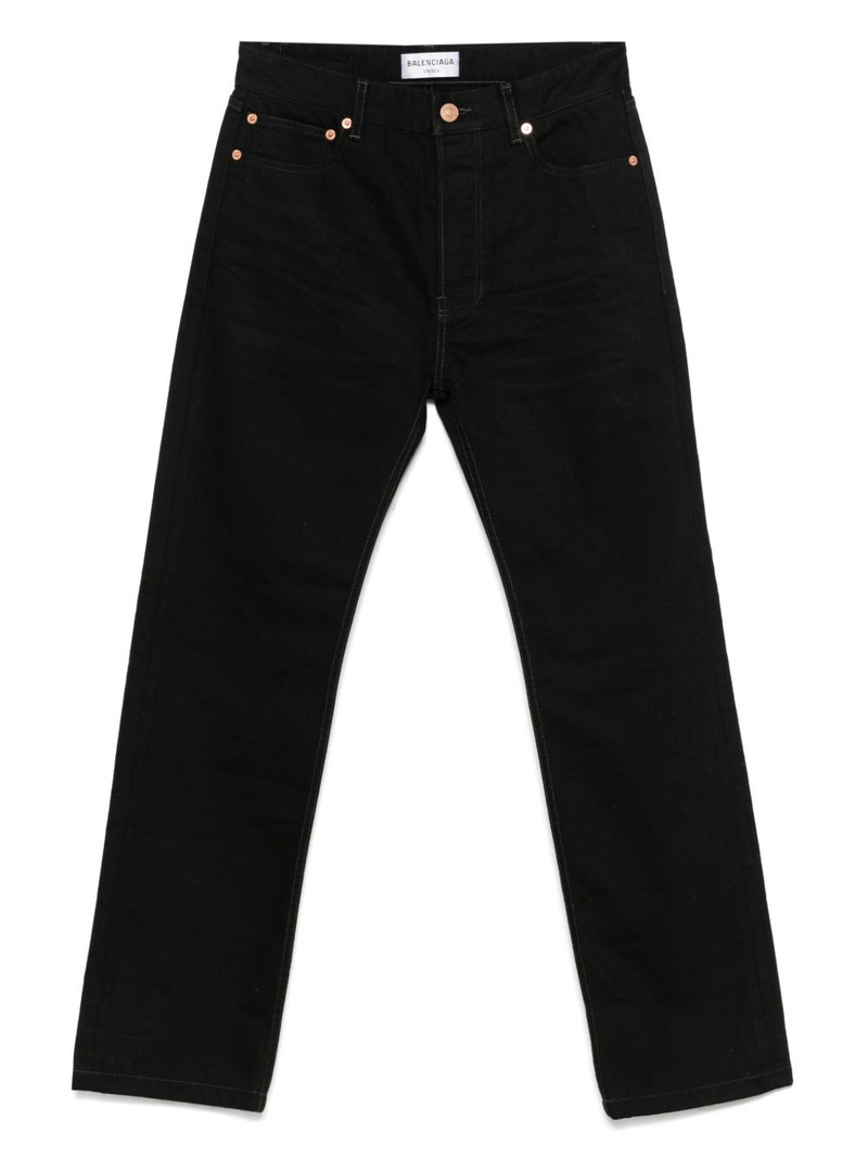 logo-patch jeans 1