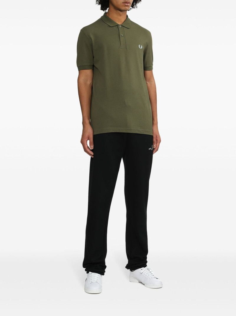 Fred Perry logo-embroidered cotton polo shirt outlook